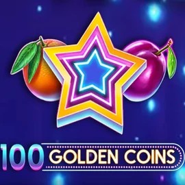 Official Slots logo: 100 Golden Coins by Amusnet Interactive at Evolve Casino
