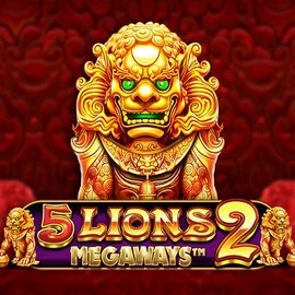 Official Slots logo: 5 Lions Megaways 2 by Pragmatic Play at Evolve Casino