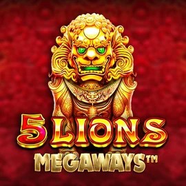 5 Lions Megaways logo by Pragmatic Play at Evolve Casino