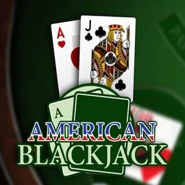 American Blackjack logo – Table Games by Habanero at Evolve Casino