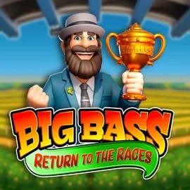 Big Bass Return to the Races game by Pragmatic Play – logo hosted on Evolve Casino