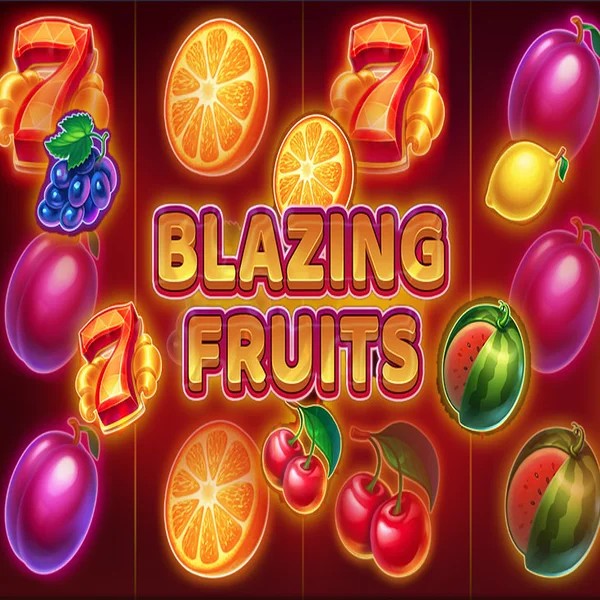 Blazing Fruits online game logo by Inbet Games on evolvecasino.eu