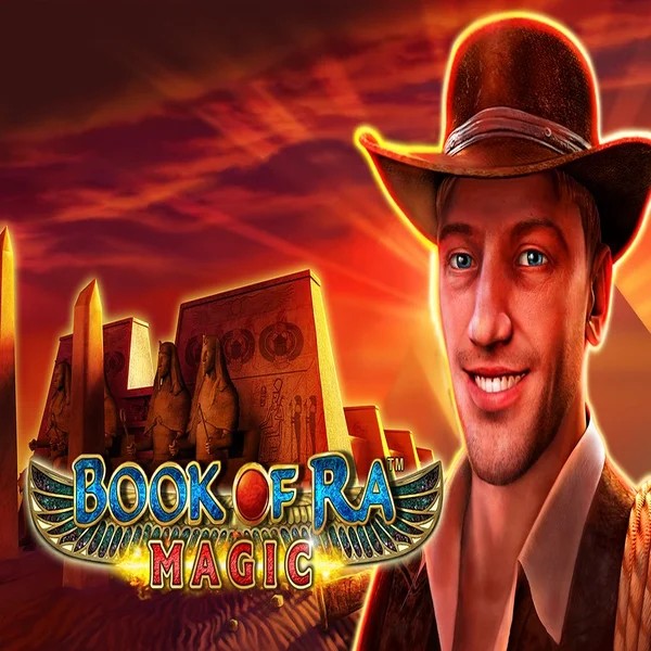 Book of Ra Magic logo by Greentube Evolve Casino