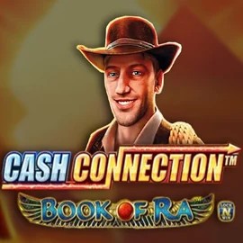 Cash Connection Book Of Ra online game logo by Novomatic on evolvecasino.eu
