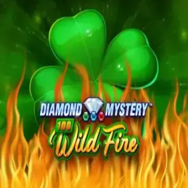 Diamond Mystery 100 Wild Fire slot icon by Greentube, available at Evolve Casino