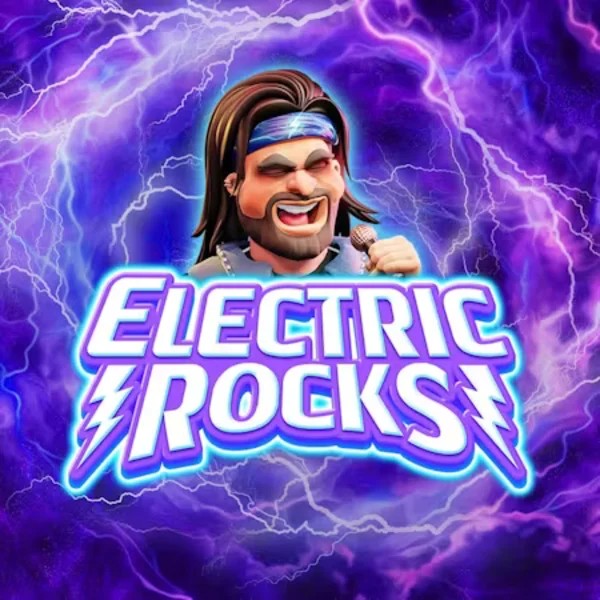Electric Rocks logo by Inspired Gaming at Evolve Casino