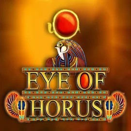 Eye of Horus slot logo by RTG (Reel Time Gaming) at Evolve Casino