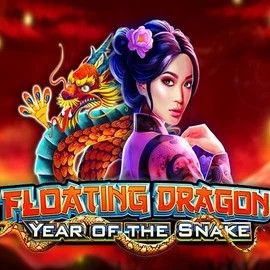Floating Dragon Year of the Snake by Pragmatic Play, showcased at evolvecasino.eu – game logo