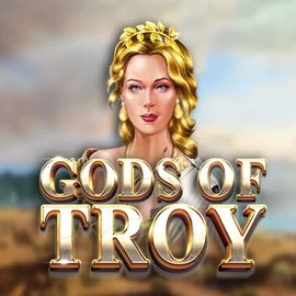 Slots logo of Gods of Troy from Red Tiger Gaming at Evolve Casino