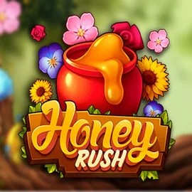 Honey Rush slot visual from Play'n GO available on evolvecasino.eu