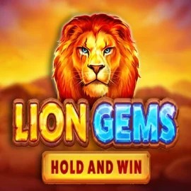 Lion Gems Hold and Win by Playson, showcased at evolvecasino.eu – game logo