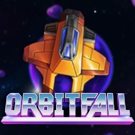 Orbitfall casino game by ELK Studios – featured logo at Evolve Casino