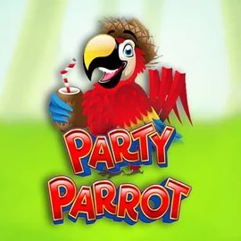 Official Slots logo: Party Parrot by Rival at Evolve Casino