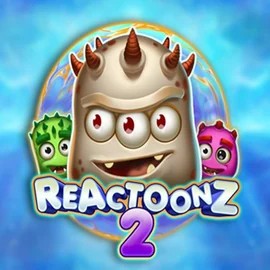 Reactoonz 2 online game logo by Play'n GO on evolvecasino.eu
