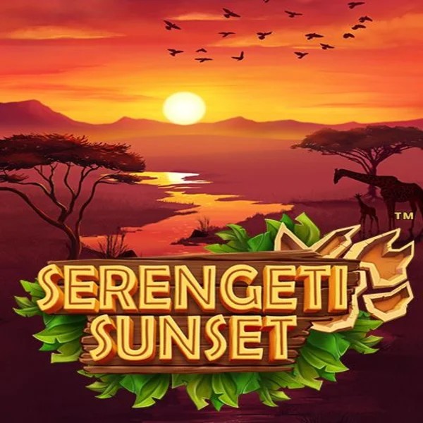 Serengeti Sunset by Skywind Group, showcased at evolvecasino.eu – game logo