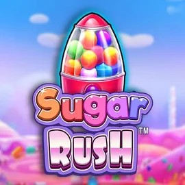 Sugar Rush slot visual from Pragmatic Play available on evolvecasino.eu