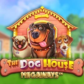 Official Slots logo: The Dog House Megaways by Pragmatic Play at Evolve Casino
