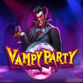 Vampy Party logo by Pragmatic Play at Evolve Casino