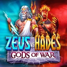 Slots logo of Zeus vs Hades: Gods of War from Pragmatic Play at Evolve Casino